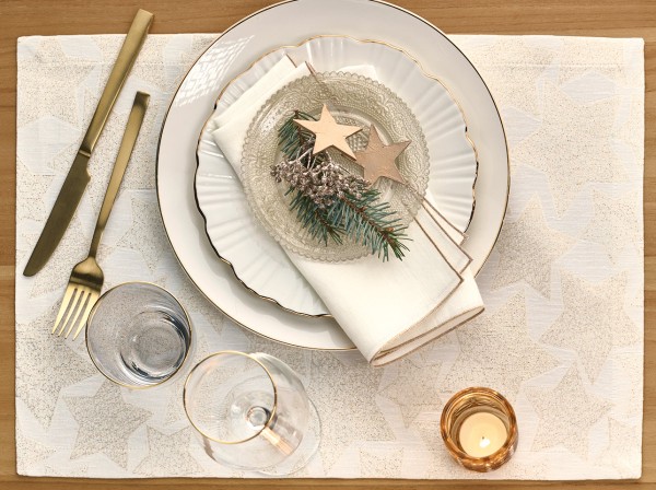 Weihnachtstischsets Sternenparade