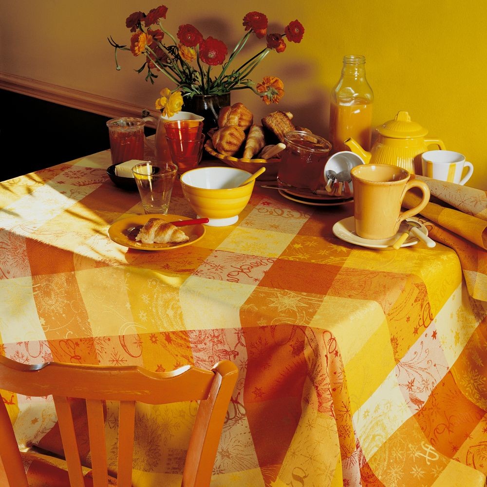 Mille Couleurs Enduit - Abwaschbare Tischdecke | Mitteldecken