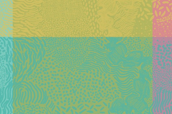 Mille Vagues Exotiques - Jacquard-Platzsets (4er-Pack)